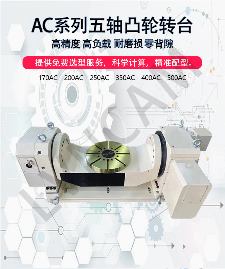 2-五轴转台-1.jpg LNAC130 Roller Cam Five-Axis Servo Turntable
