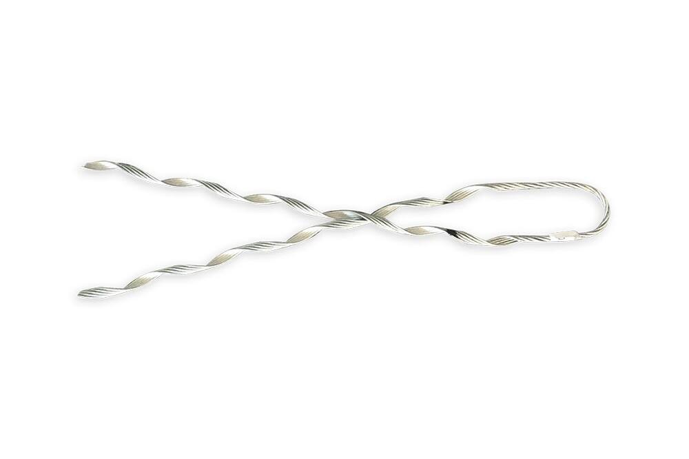 Aluminium alloy preformed guy grip dead end