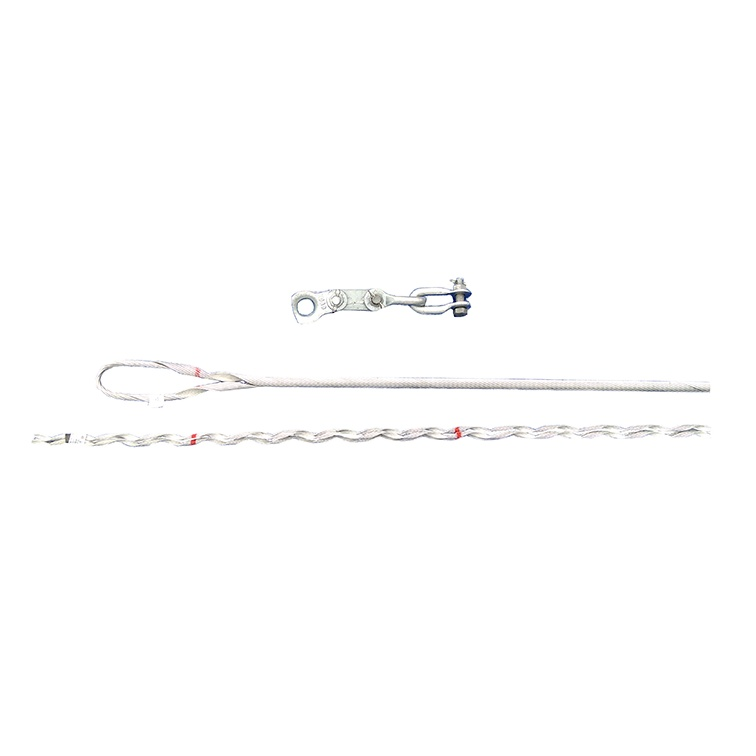 Galvanized Steel Preformed Guy Grip Dead End For Stay Wire In Overhead Transmission Line Tension Clamp For Aerial Cable