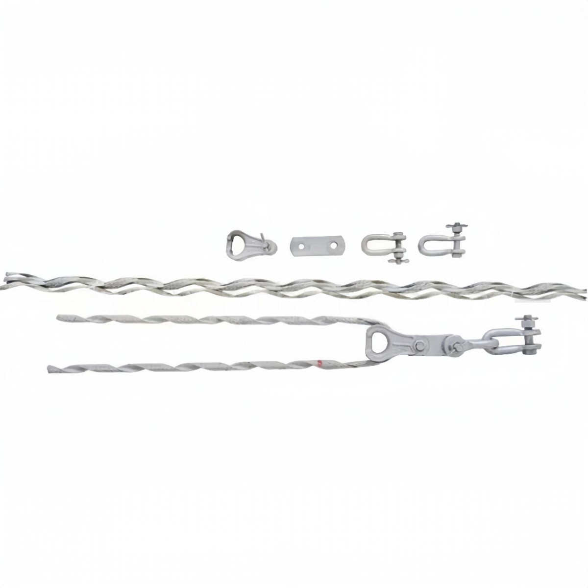 图片 2 High Strength OPGW Tension Fittings Fiber Optic Cable Tension Clamp