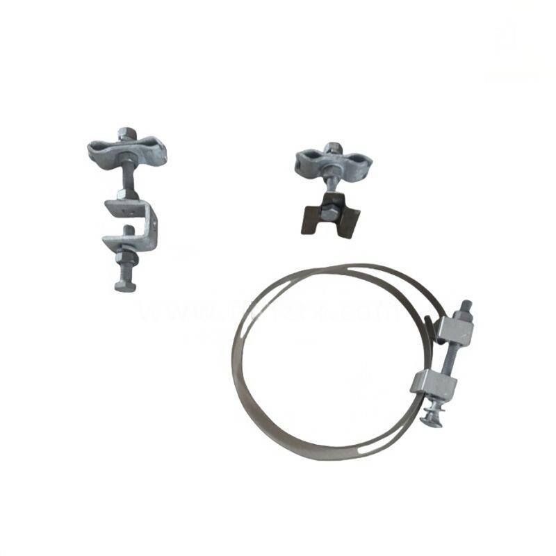 图片 5 OPGW Pole Used Down Lead Clamp Cable Fittings