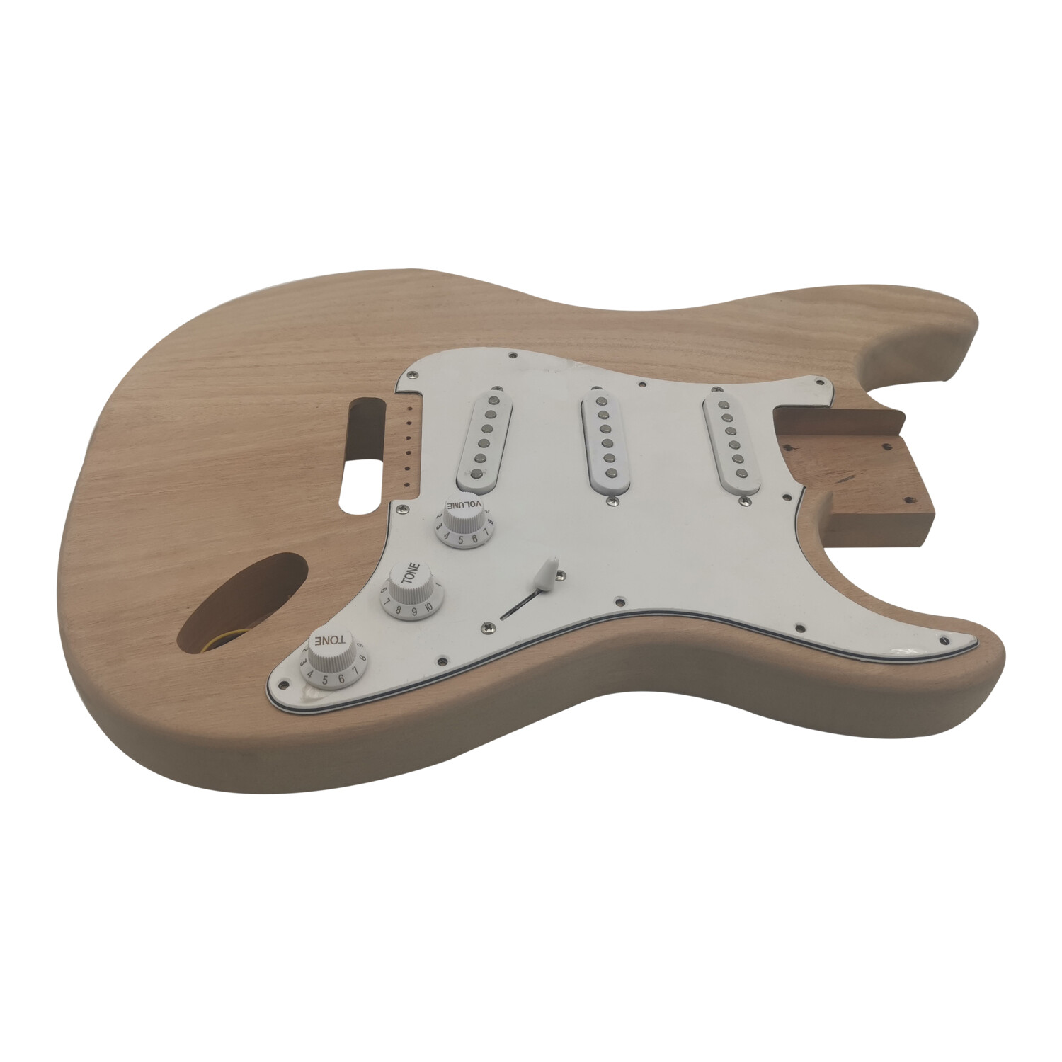DIY unfnished mahogany body Electric Guitar kit