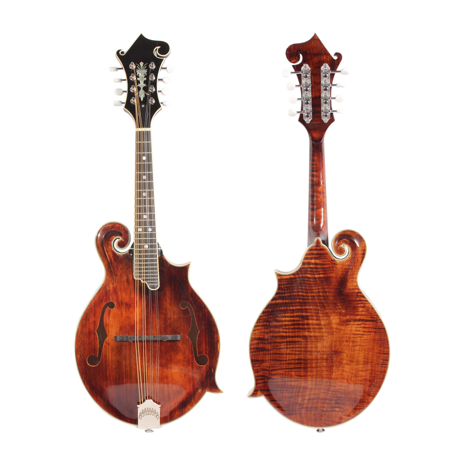 Hand made high grade AA flamed maple F mandolin