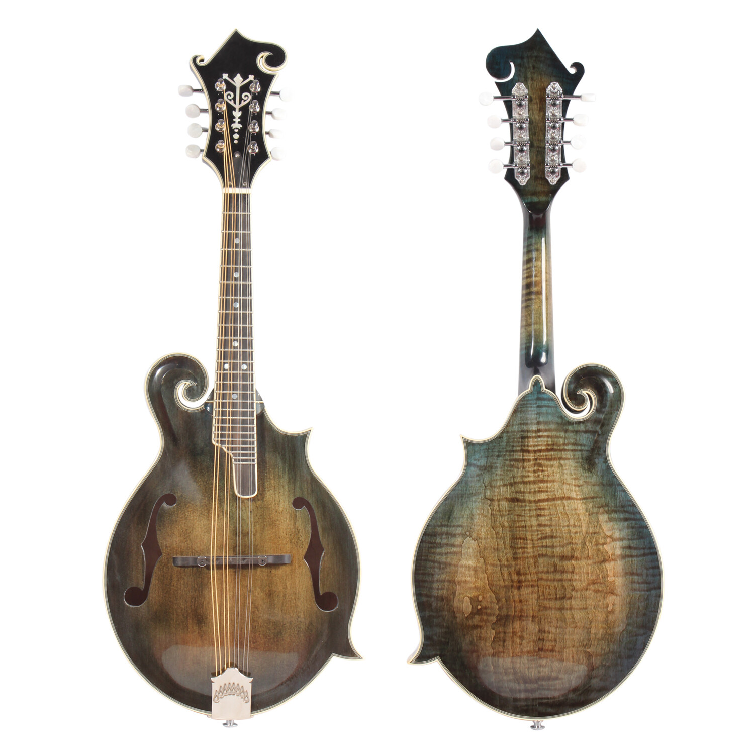 Afanti Solid Carved Spruce Top Solid Flamed Maple Back & Side F mandolin