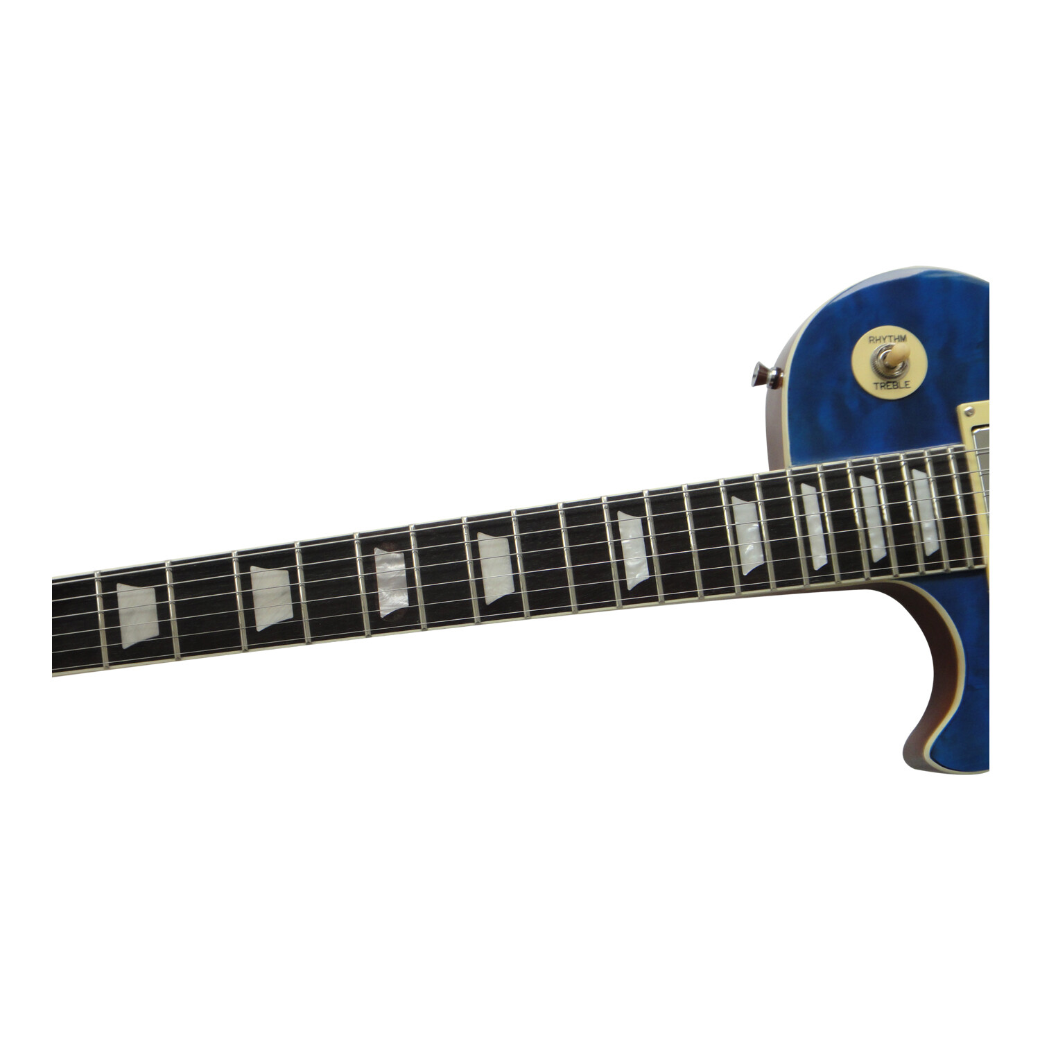 Afanti 22 Frets Left Hand Electric Guitar Mahogany Body with Quilted Maple Veneer
