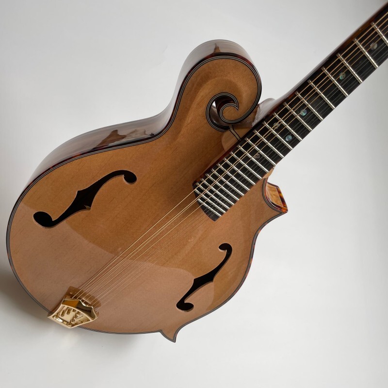 Afanti Music Solid spruce Natural Transparent Color mandolin