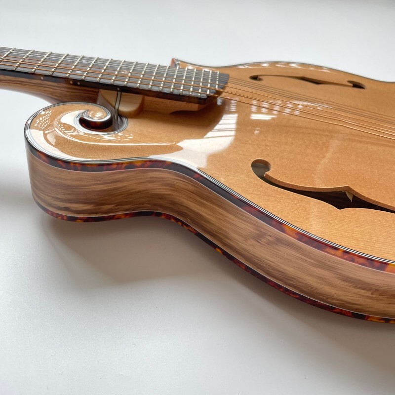 Afanti Music Solid spruce Natural Transparent Color mandolin