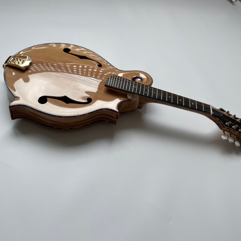 Afanti Music Solid spruce Natural Transparent Color mandolin