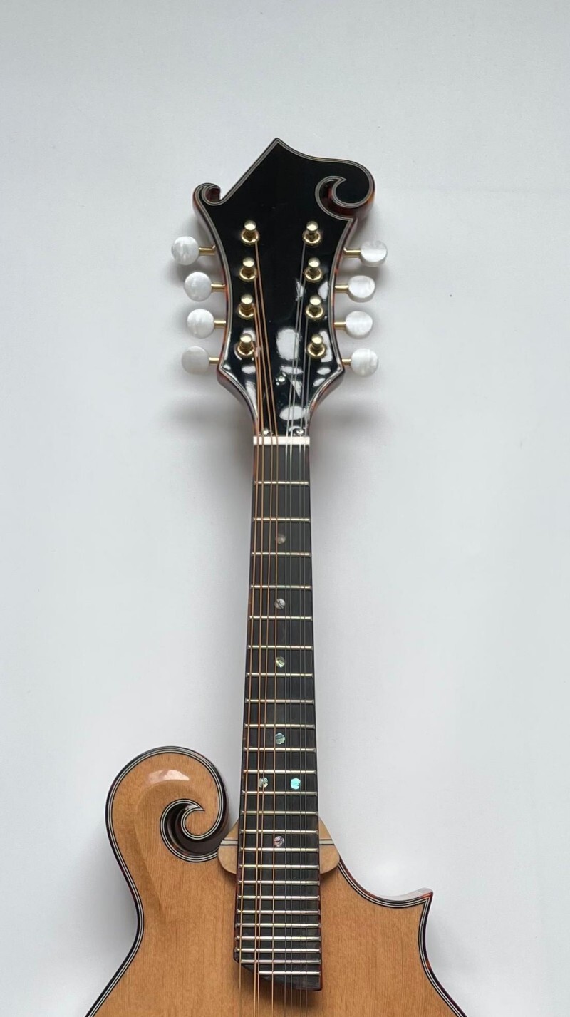 Afanti Music Solid spruce Natural Transparent Color mandolin