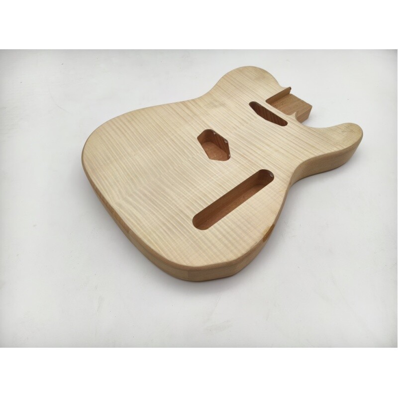 Afanti Mahogany Electric Guitar Body with Flamed Maple for TL Style Guitar