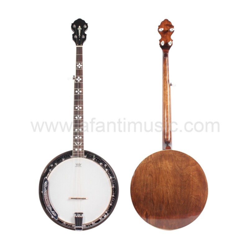 Afanti Bronze Tone Ring Mahogany Resonator Rim 5 String Banjo Afanti Bronze Tone Ring Mahogany Resonator Rim 5 String Banjo