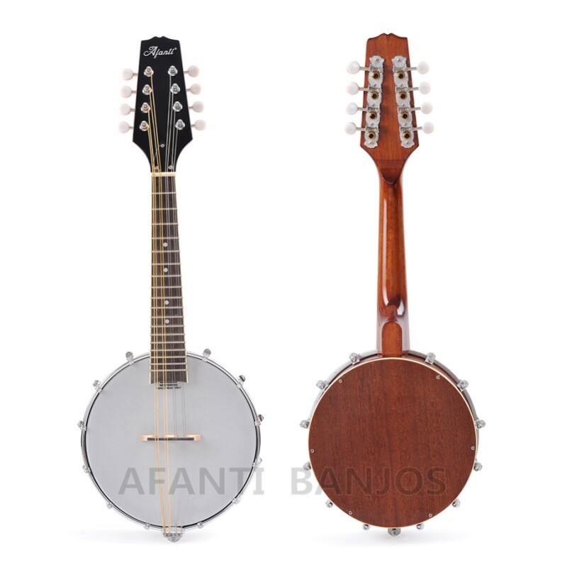 Afanti 8 Strings Mahogany Mandolin Banjo Afanti 8 Strings Mahogany Mandolin Banjo
