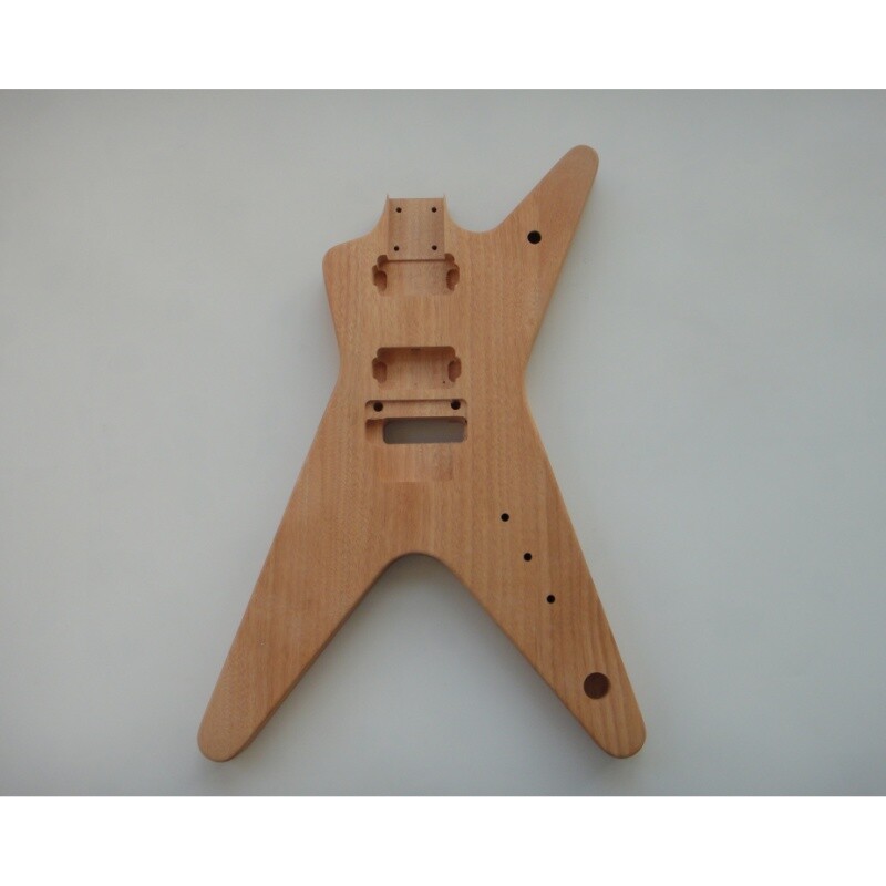Afanti Mahogany Body and Maple Neck with Locking Nut DIY Guitar Kits