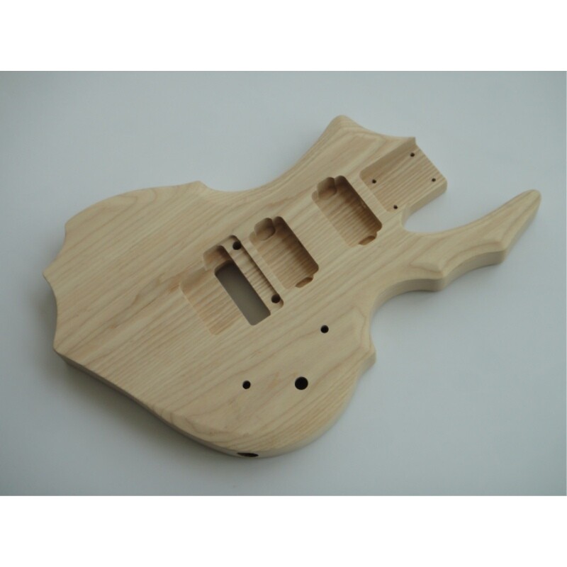 Afanti Ash Body Maple Neck with Rosewood Fingerboard Unfinished Guitar Kit