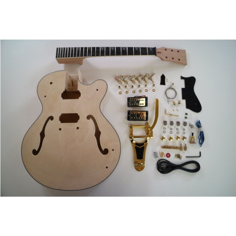 Afanti Maple Plywood Body Hollow Unfinished Electric Guitar Kit Afanti Maple Plywood Body Hollow Unfinished Electric Guitar Kit