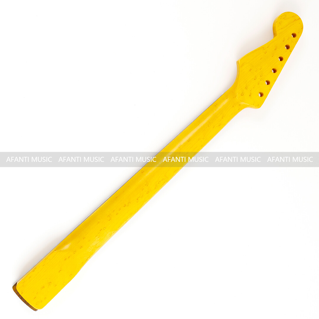 Afanti 22 Frets Vintage Roasted Birdseye Maple ST Electric Guitar Neck