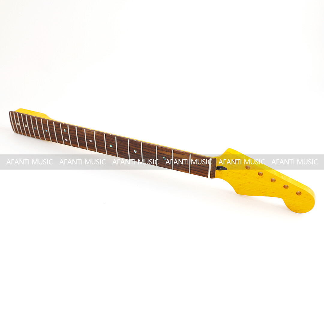 Afanti 22 Frets Vintage Roasted Birdseye Maple ST Electric Guitar Neck