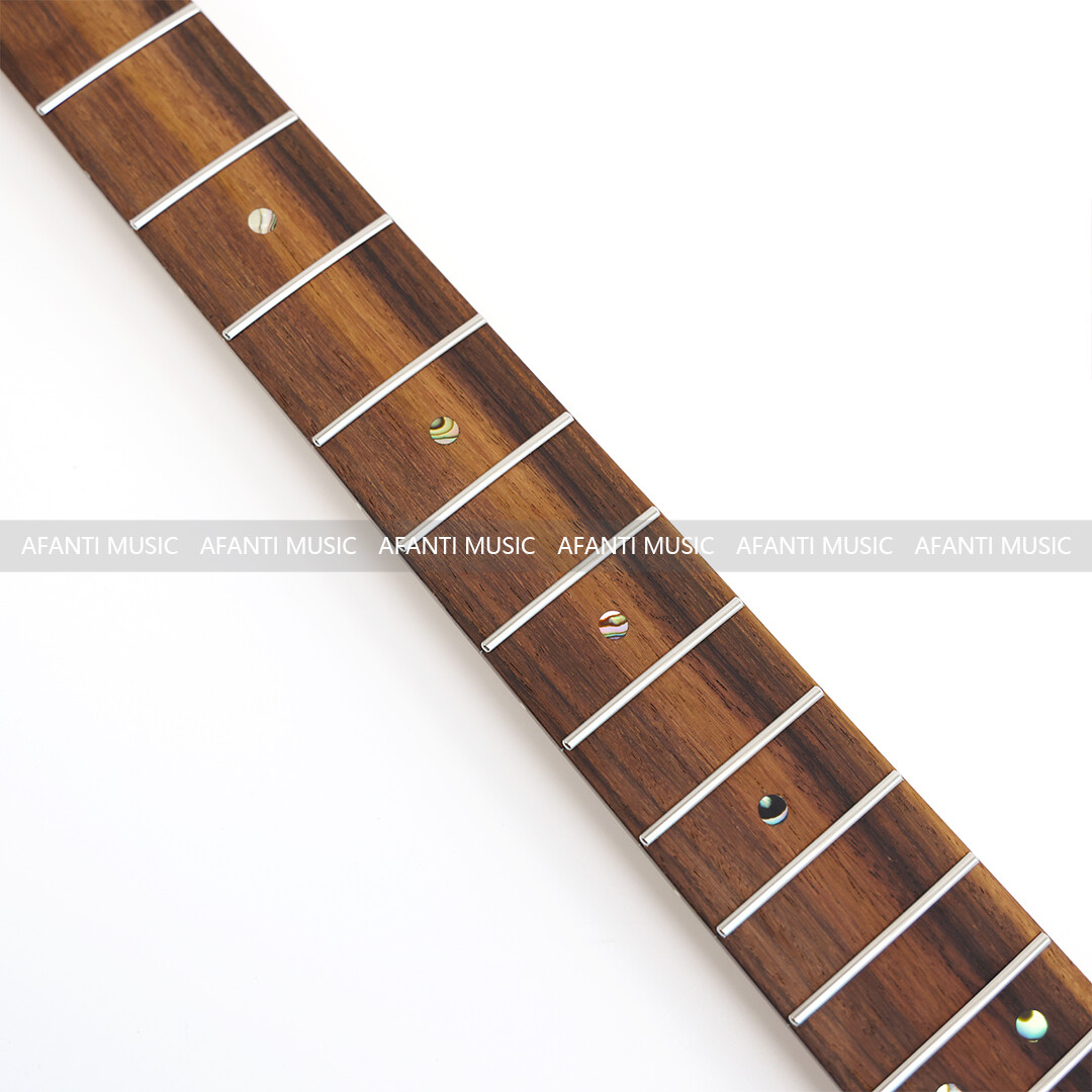 Afanti 22 Frets Top Roasted Birdseye Maple  ST Style Electric Guitar Neck