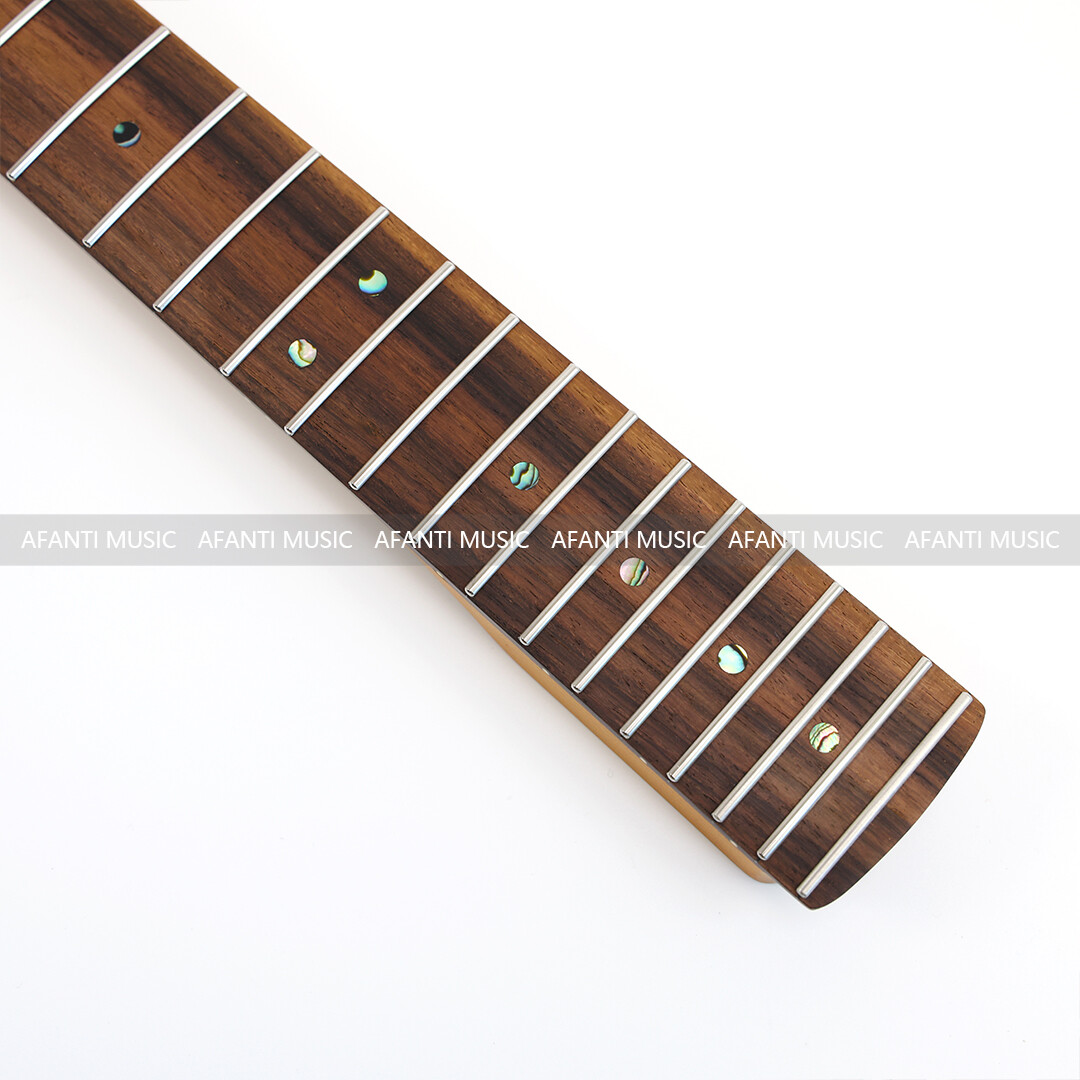 Afanti 22 Frets Top Roasted Birdseye Maple  ST Style Electric Guitar Neck
