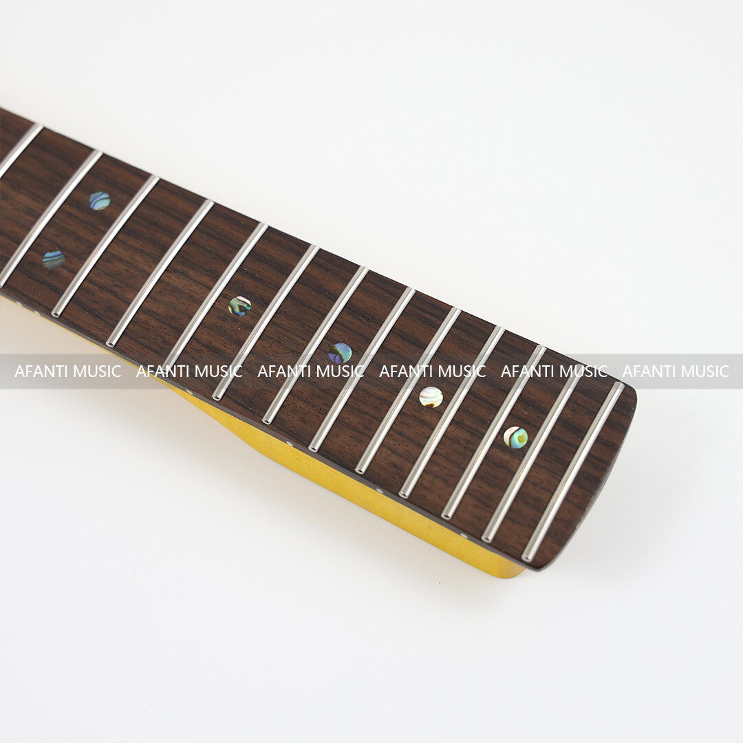 Afanti 22 Frets Flamed Maple ST Electric Guitar Neck