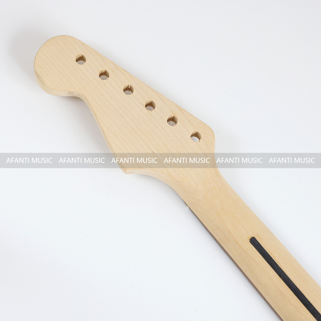 Afanti 22 Frets Zebrawood Fingerboard ST Electric Guitar Neck