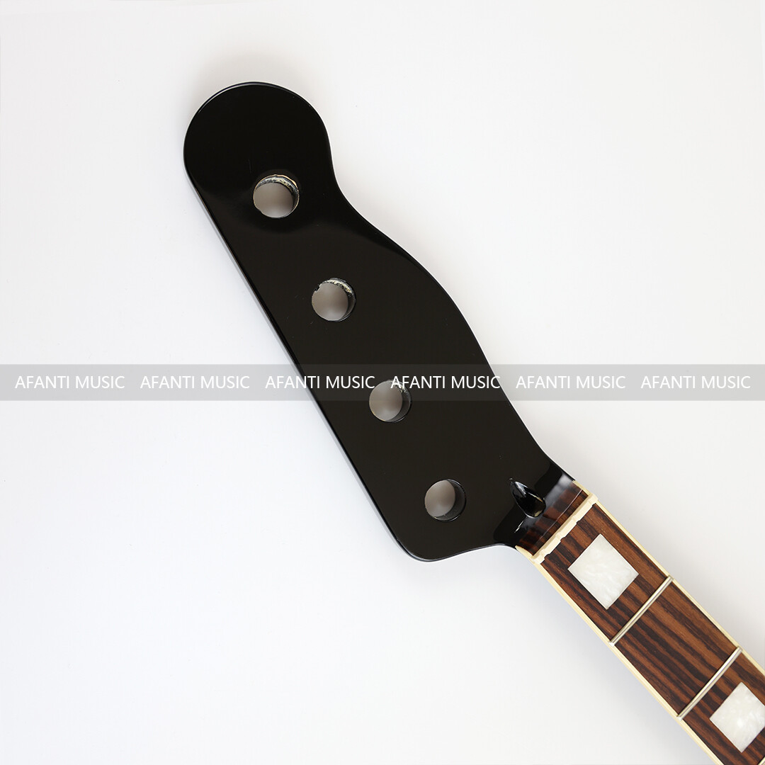 Afanti 4 Strings Maple Bass Guitar Neck with Rosewood Fingerboard