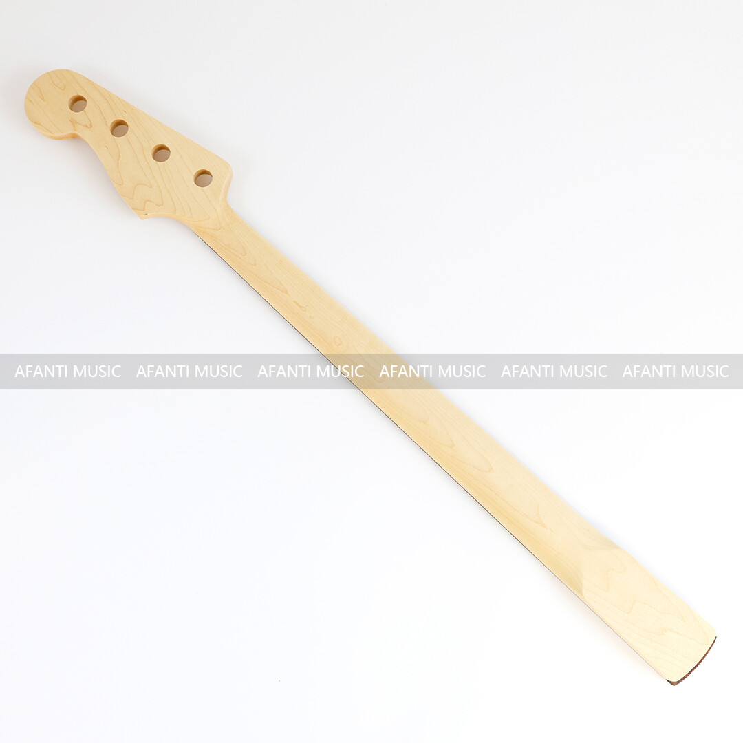 Afanti 4 Strings 21 Frets Maple Bass Guitar Neck