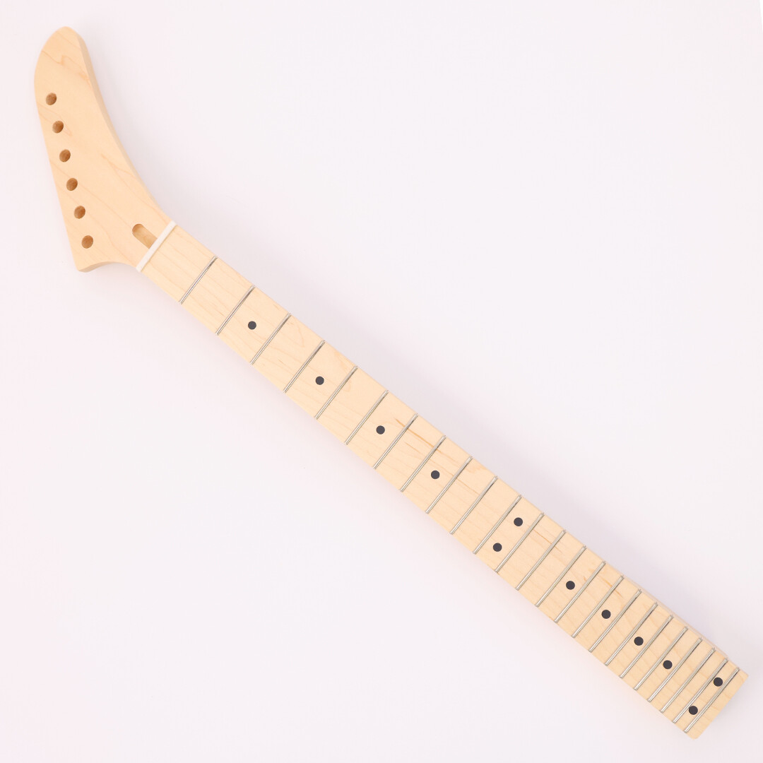 Afanti Banana Shape Headstock 24 Frets Maple Electric Guitar Neck Afanti Banana Shape Headstock 24 Frets Maple Electric Guitar Neck