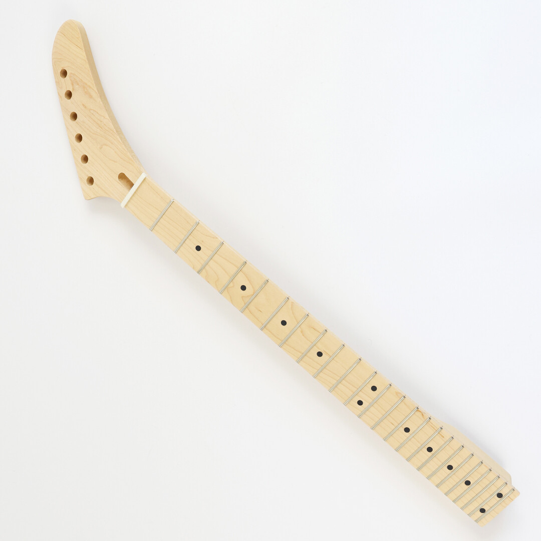 Afanti 24 Frets Banana Shape Headstock  Electric Guitar Neck