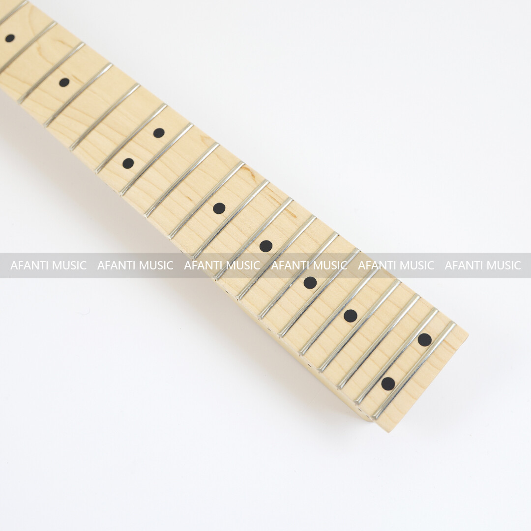 Afanti 24 Frets Banana Shape Headstock  Electric Guitar Neck