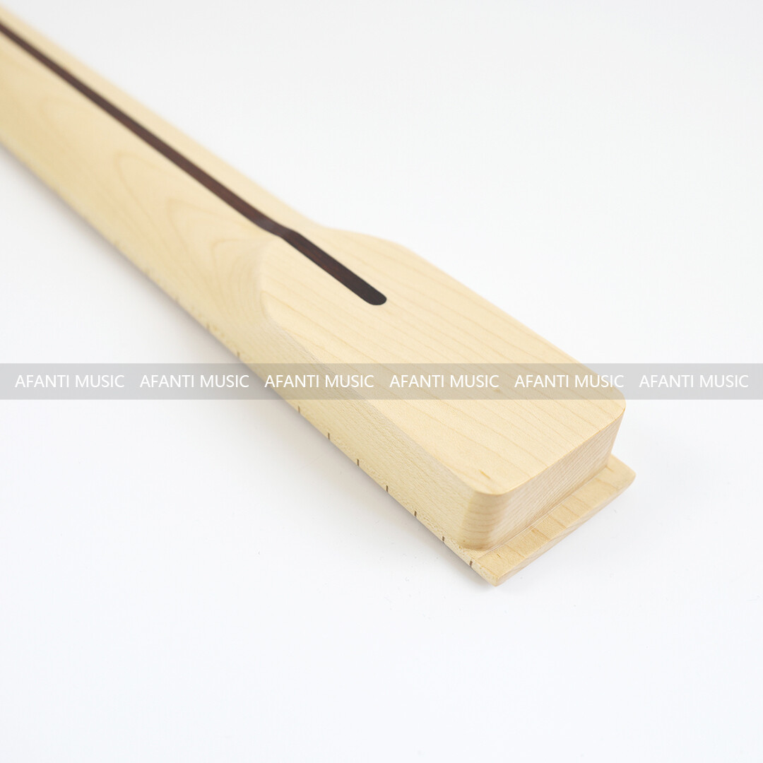 Afanti 24 Frets Banana Shape Headstock  Electric Guitar Neck