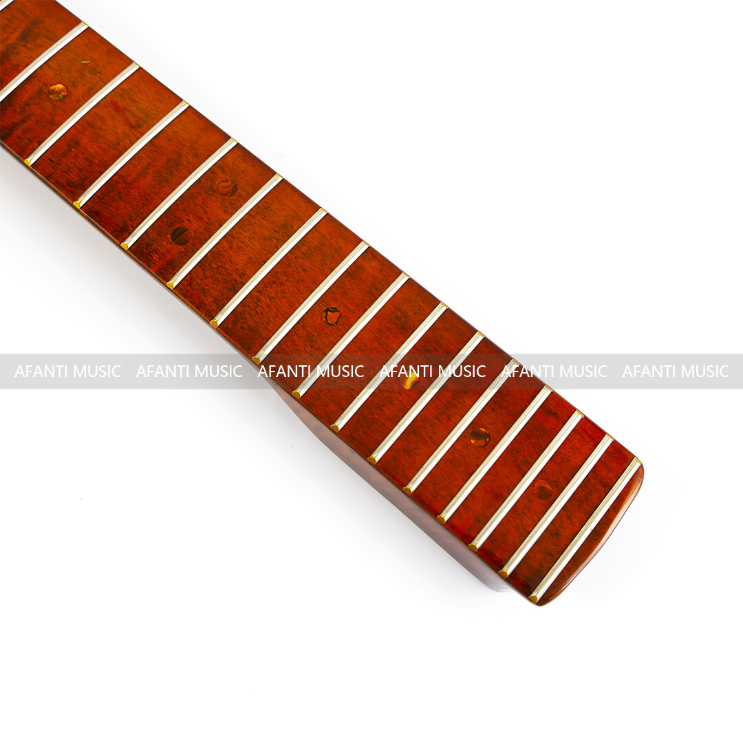 Afanti 22 Frets Flamed Maple ST Electric Guitar Neck