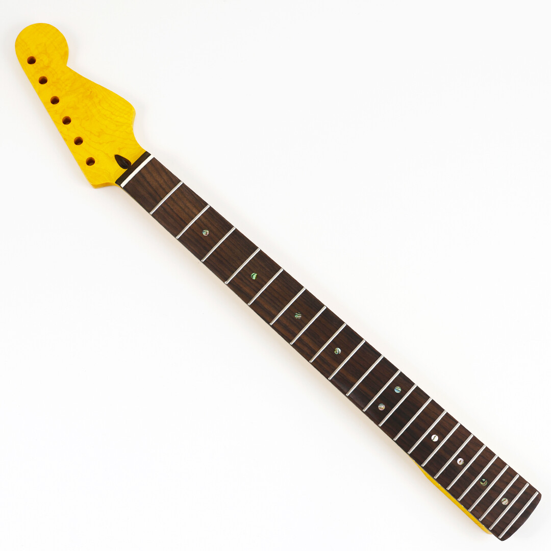 Afanti 22 Frets Flamed Maple ST Style Guitar Neck Afanti 22 Frets Flamed Maple ST Style Guitar Neck