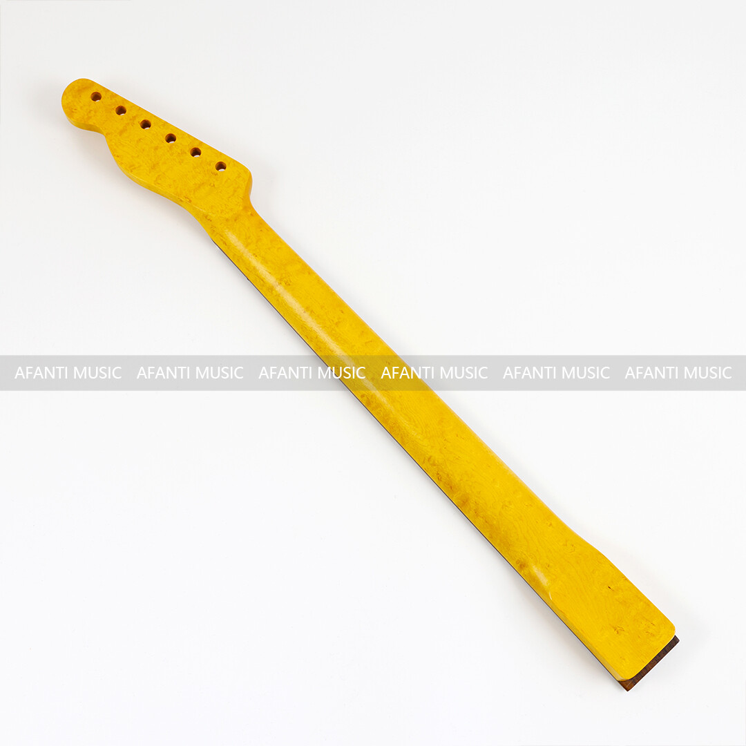 Afanti Replacement 22 Frets Birdseye Maple TL Guitar Neck