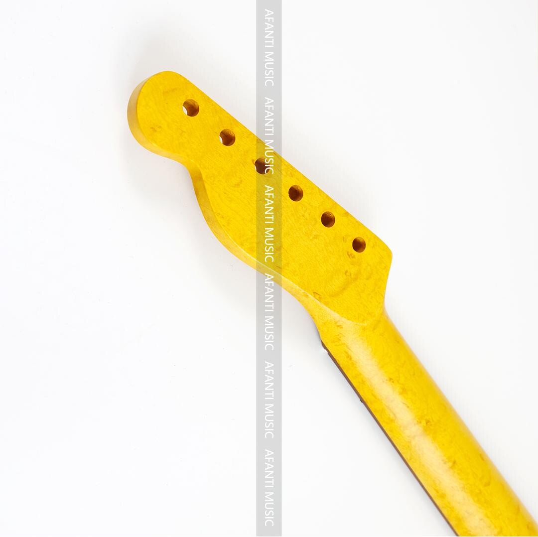 Afanti Replacement 22 Frets Birdseye Maple TL Guitar Neck