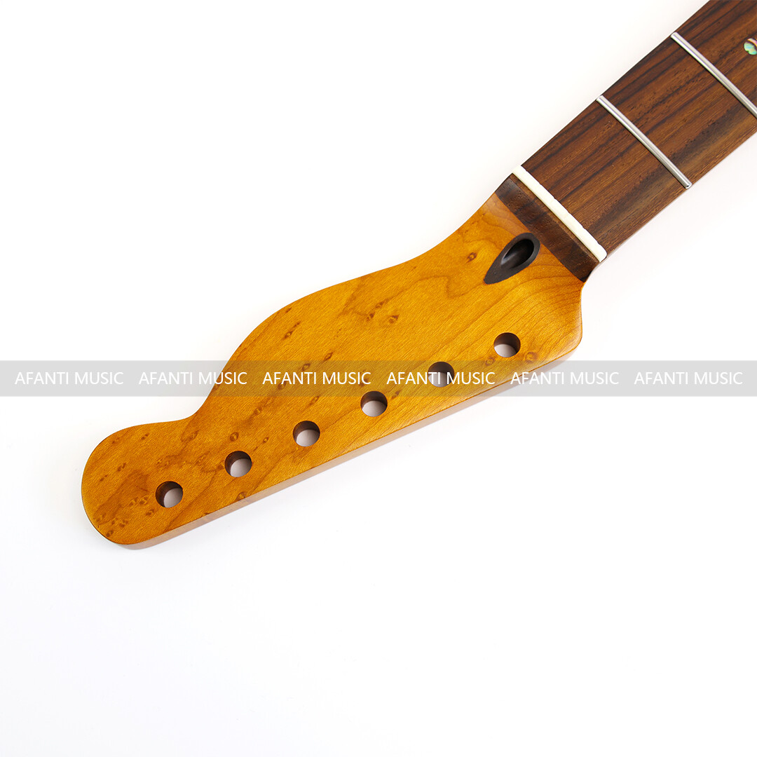 Afanti 22 Frets Roasted Birdseye Maple TL Electric Guitar Neck