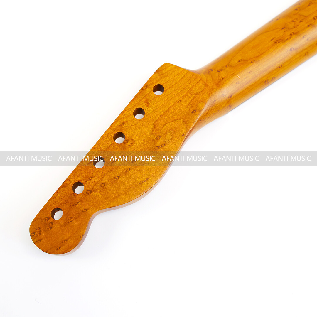 Afanti 22 Frets Roasted Birdseye Maple TL Electric Guitar Neck
