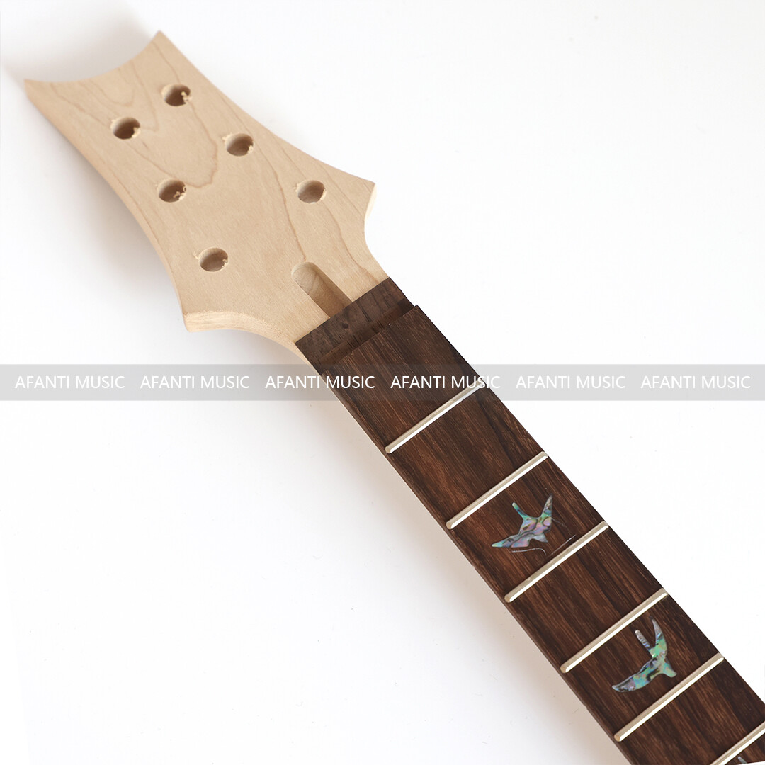 Afanti 24 Frets Maple Electric Guitar Neck with Rosewood Fingerboard
