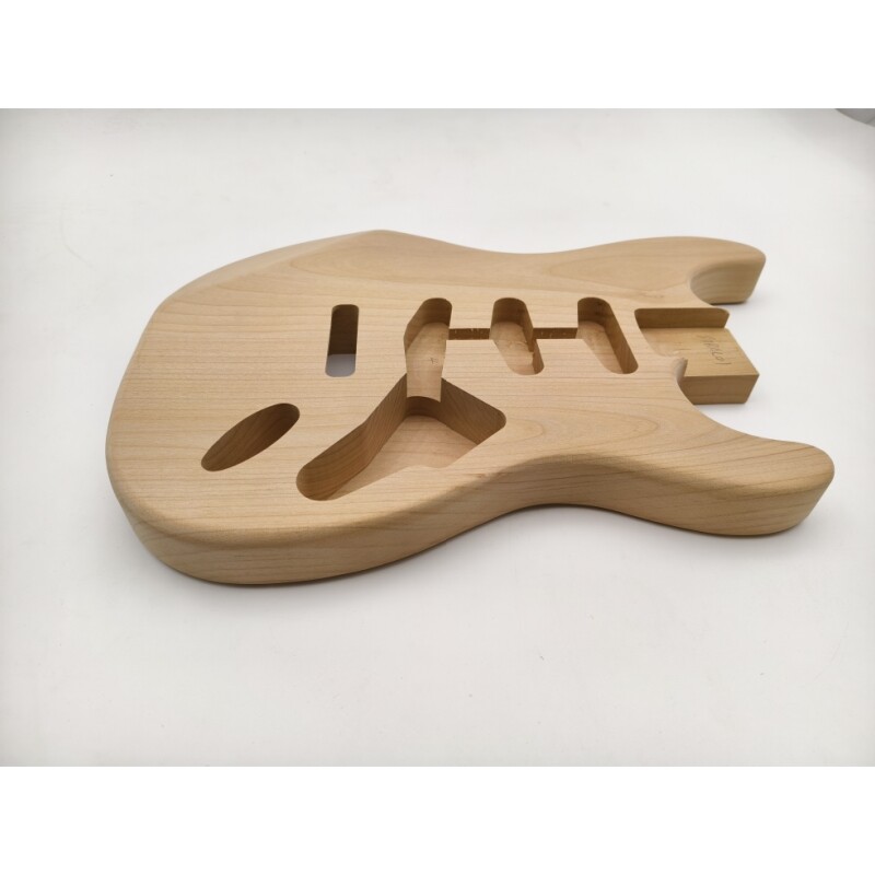 Afanti Unfinished 2 Pieces Alder Center Joint SSS St Electric Guitar Body