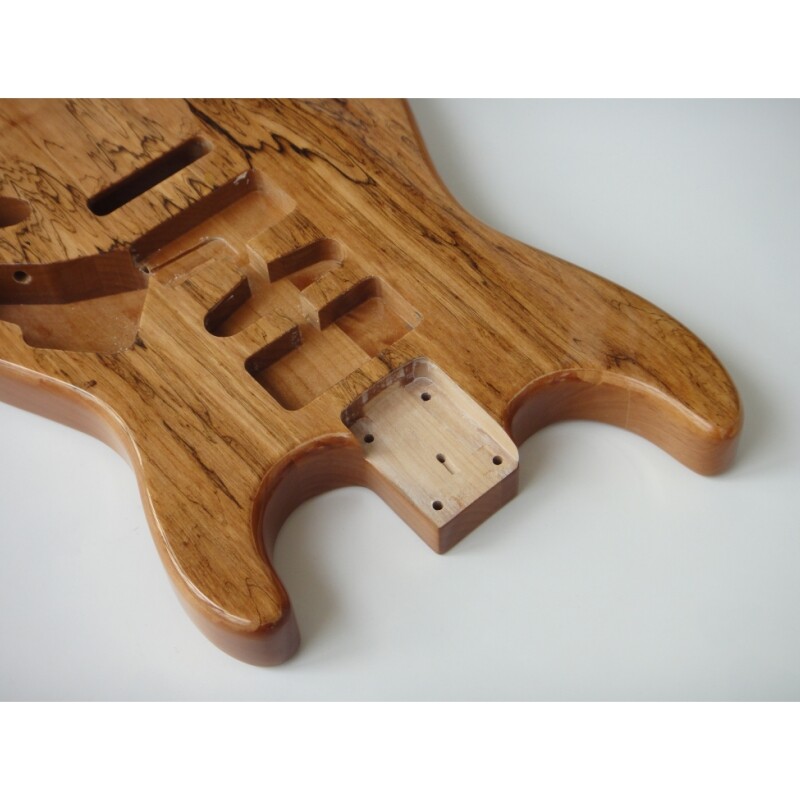 Afanti HSH Alder St Electric Guitar Body with Spalted Maple Veneer