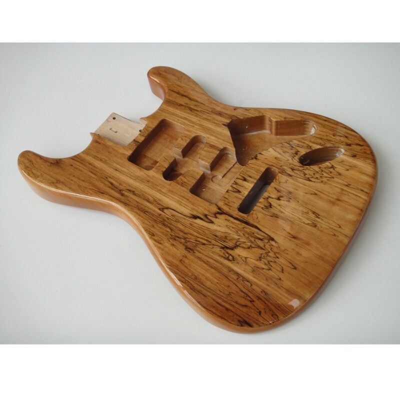 Afanti HSH Alder St Electric Guitar Body with Spalted Maple Veneer