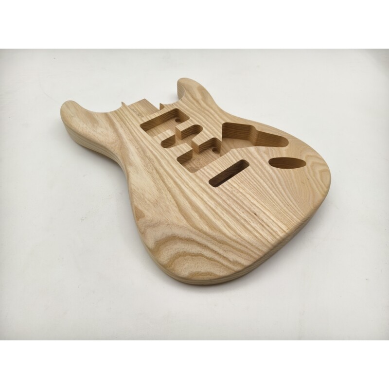 Afanti Unfinished Ash Wood HSH Pickup Routing St Electric Guitar Body