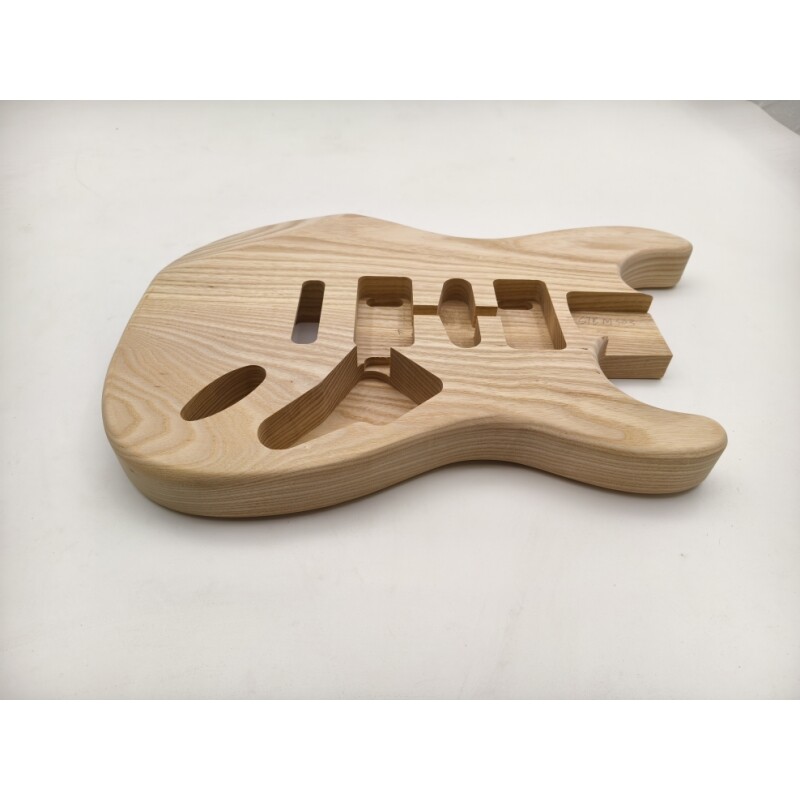 Afanti Unfinished Ash Wood HSH Pickup Routing St Electric Guitar Body