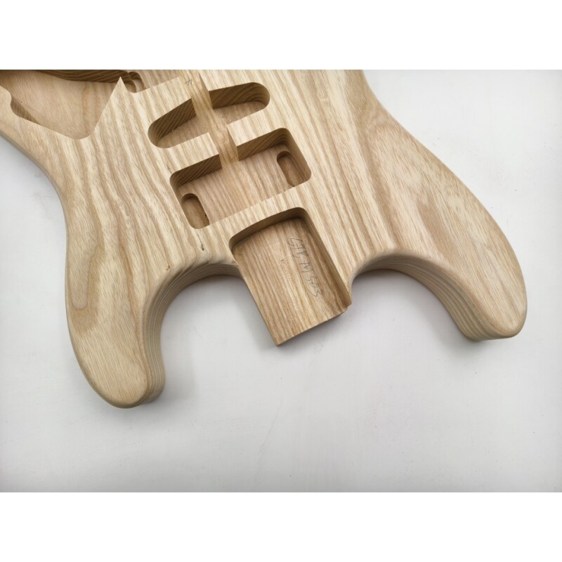 Afanti Unfinished Ash Wood HSH Pickup Routing St Electric Guitar Body