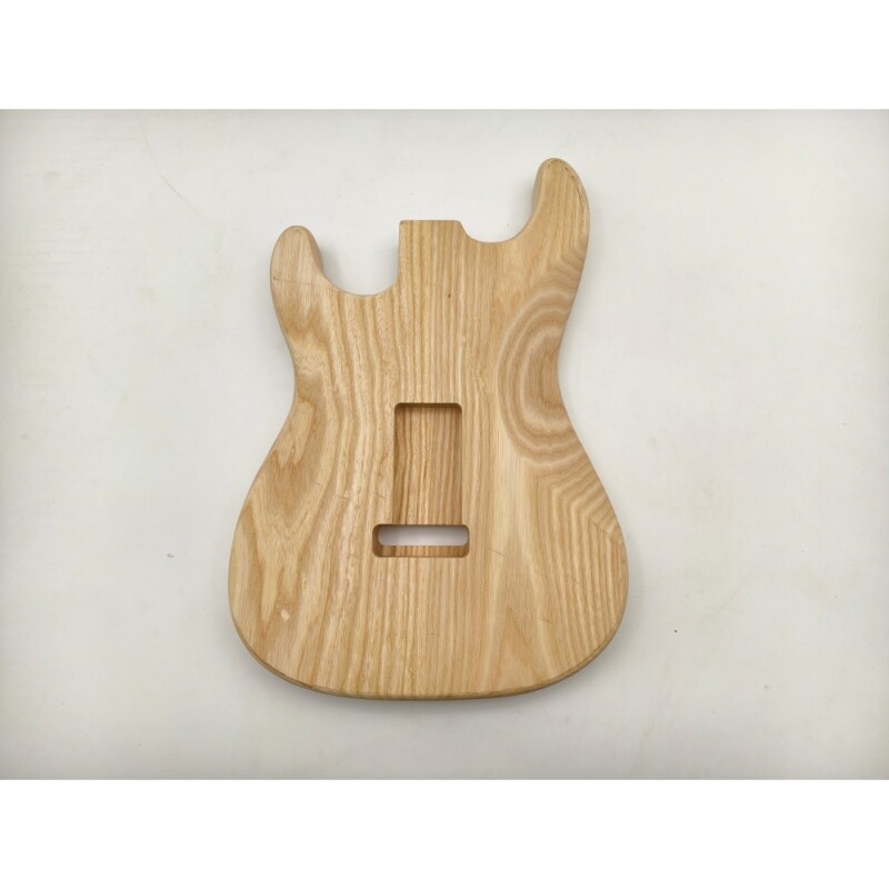 Afanti Unfinished Ash Wood SSH Pickup Routing St Electric Guitar Body