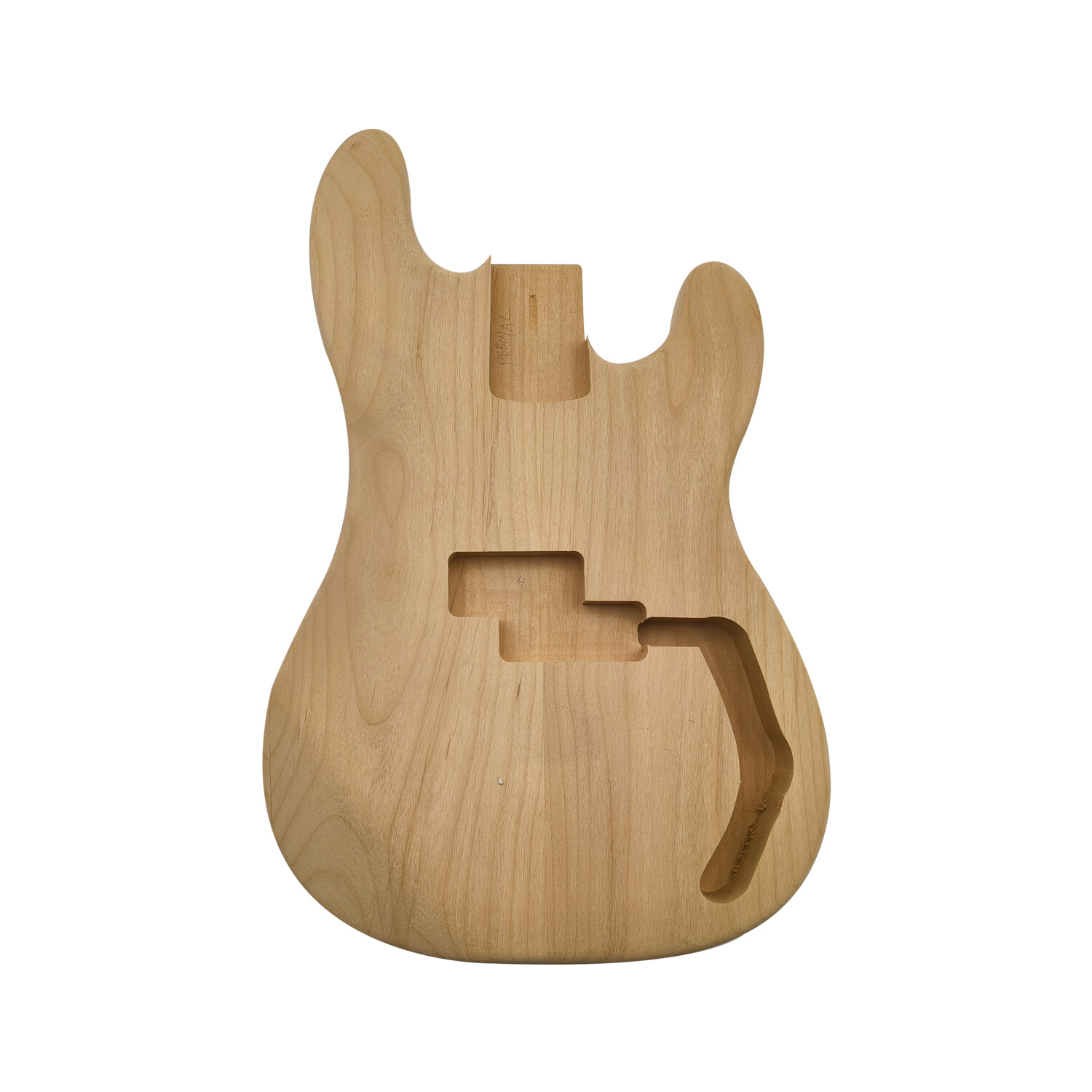 Afanti 2 Piece Center Joint Unfinished Alder Wood P Bass Guitar Body