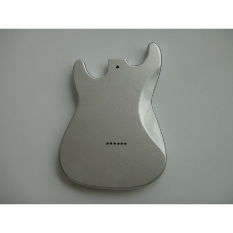 Afanti  Alder Silver Metalic Painting Gloss Finished SSS ST Guitar Body