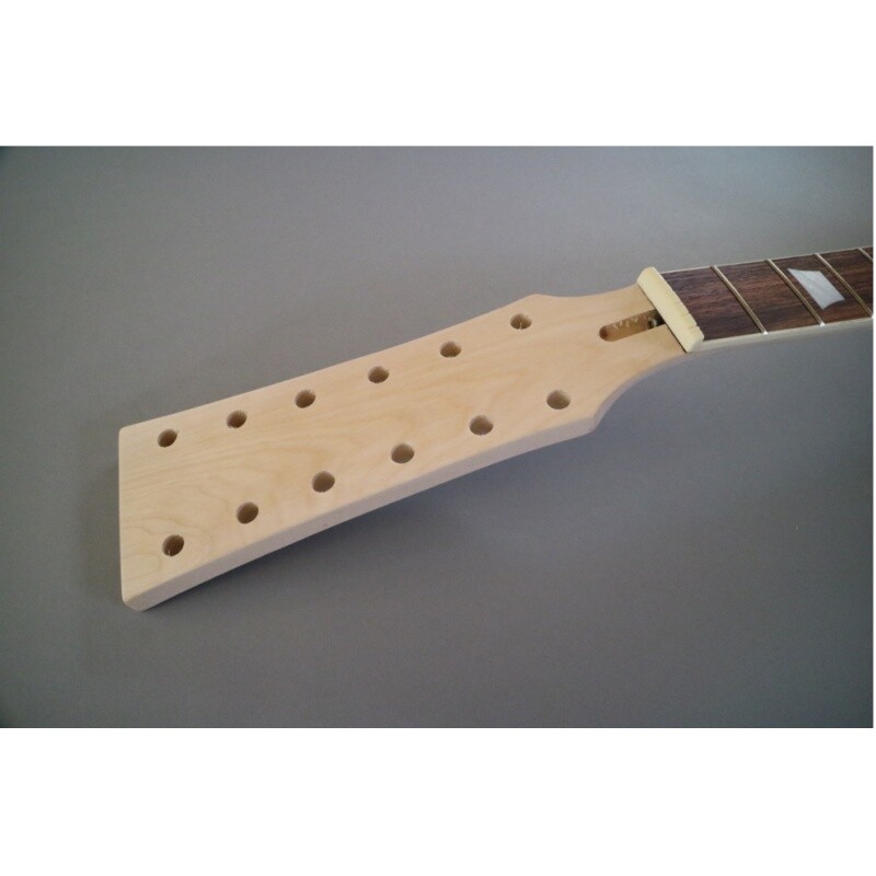 Afanti 12 String Semi-Hollow Mahogany Plywood Body Quilted Maple Veneer DIY Guitar Kit