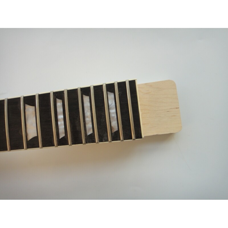 Afanti Blank Headstock Alder Body Ebony Fingerboard DIY Guitar Kit