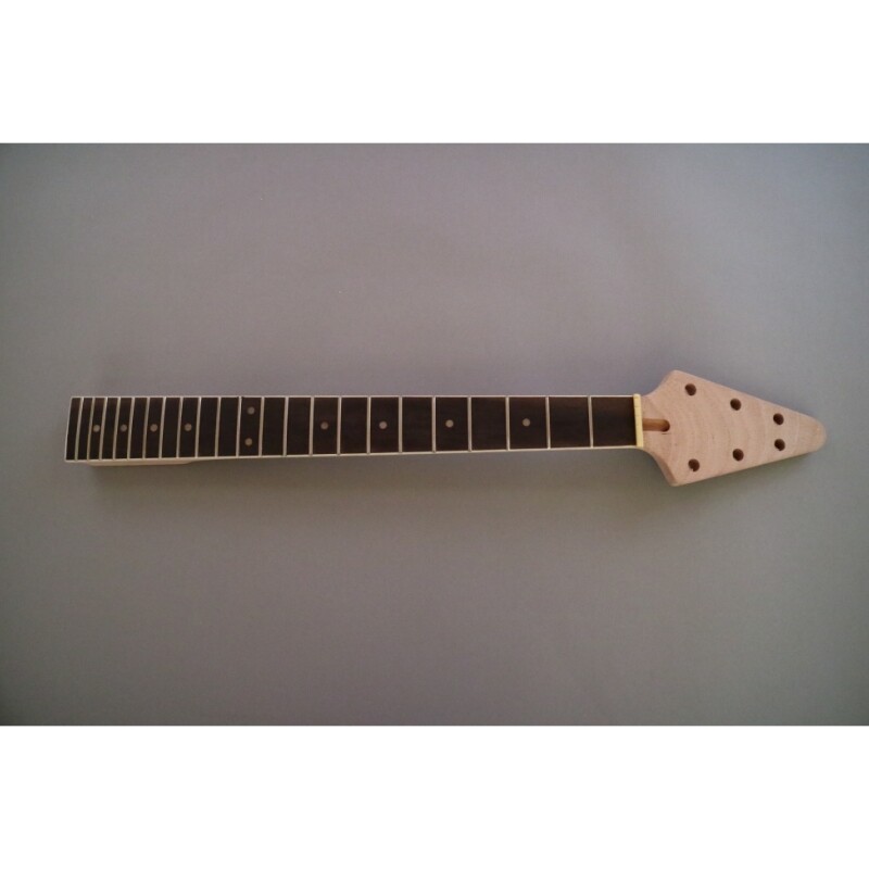 Afanti Unfinished Solid Mahogany Body Rosewood Fingerboard DIY Guitar Kit